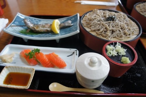 松久園さんのそばセット(過去そば記録)