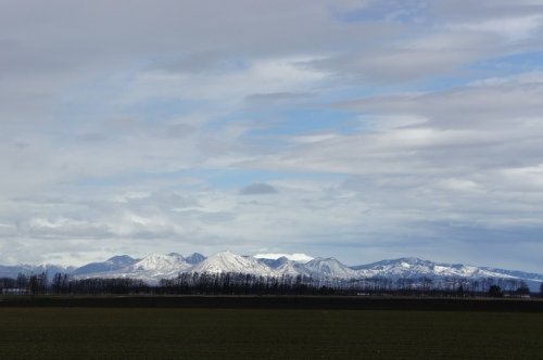 稜線がクッキリ!
