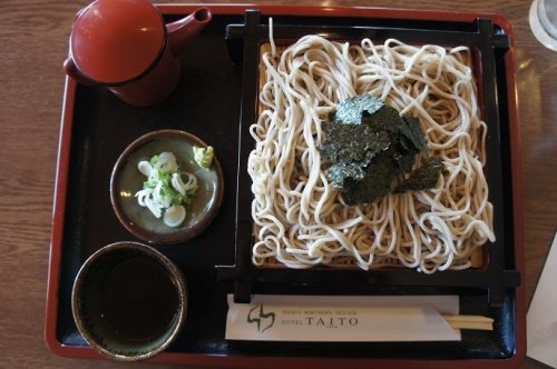 ホテルTAⅠTOさんのざるそば