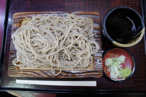 そば処石川屋さんのもりそば(木古内町)