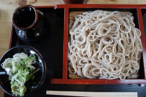 お食事処前井食堂さんのもりそば(厚沢部町)