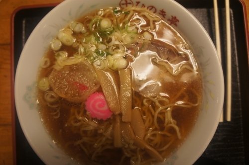 味の里ひのき亭さんのしょう油ラーメン(江差町)