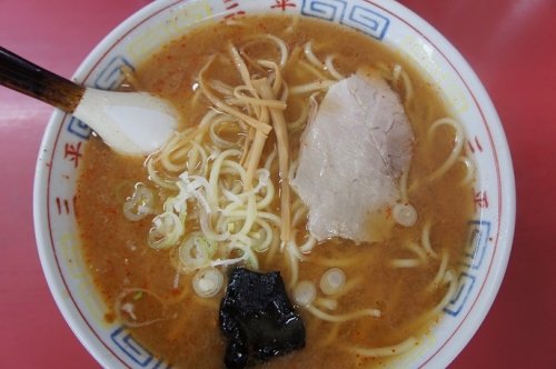 三平ラーメン南店さんのみそラーメン
