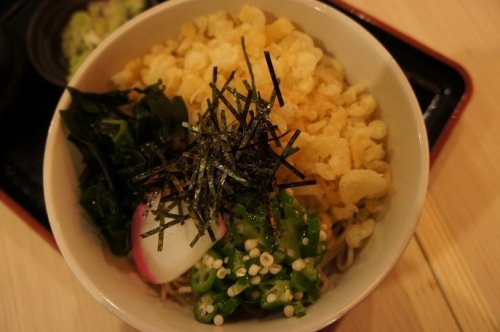幌加内製麺さんの冷やしたぬきそば