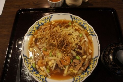 ダイニングみなみさんの焼きそば(あんかけ)