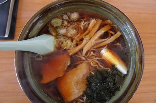 ゆめやさんの正油ラーメン