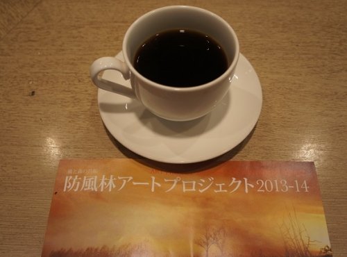 カフェ・ブレスさんで、いつものコーヒー