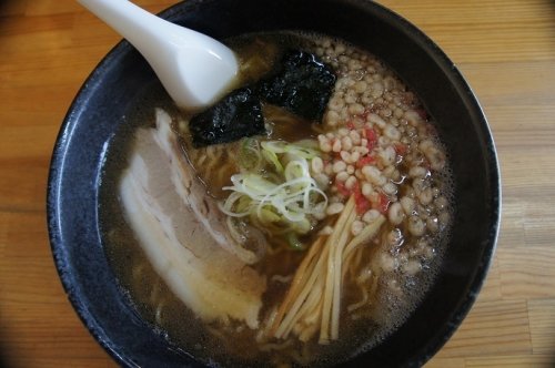 さぼりやさんのえび醤油ラーメン