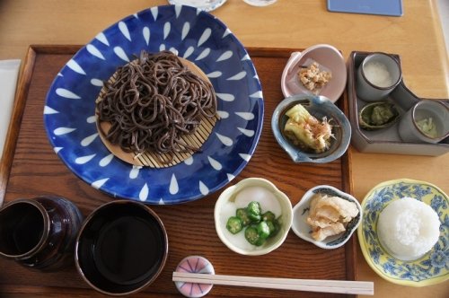 あがり、框さんのそばセット