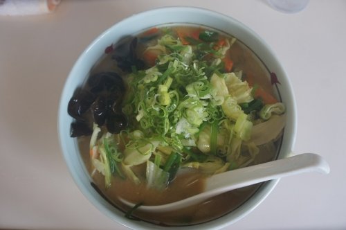 ヘルシー！羅阿麺亭さんの野菜ラーメン（味噌）