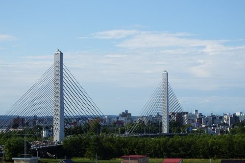 音更・鈴蘭公園から市内方向を望む