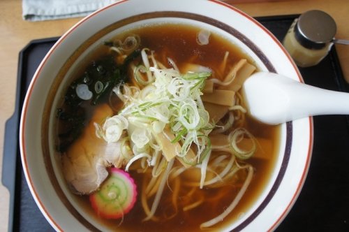 新得町屈足・ドライブイン松の味さんの醤油ラーメン