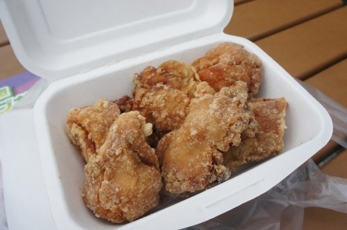 道の駅なかさつないのから揚げ屋さん