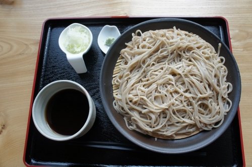 札内の初訪店・和カフェＨＡＮＡさんのもりそば