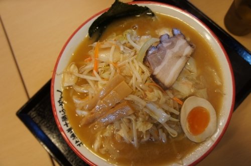 北海道十勝ラーメン・木の葉さんの合わせ味噌野菜