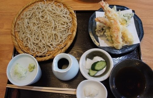 メニュー追加!お福さんの天ざるそば