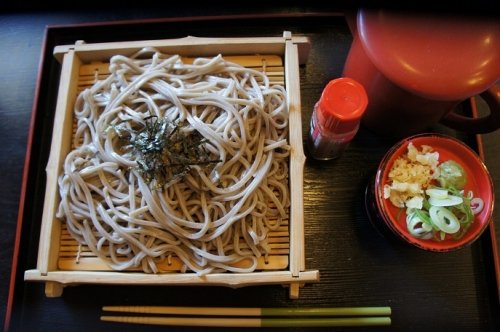 鹿追町・お食事の店　はやかわさんのざるそば