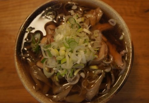 幕別町・手打そば いつきさんのイチオシ!とりごぼうそば