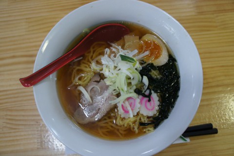 あれ?看板が変わってる! 仁合飯店さんの醬油ラーメン