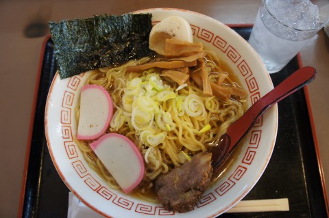 清水町・ドライブインいとうさんの醬油ラーメン
