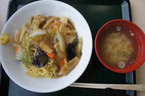 市場食堂ふじ膳さんの五目焼きそば