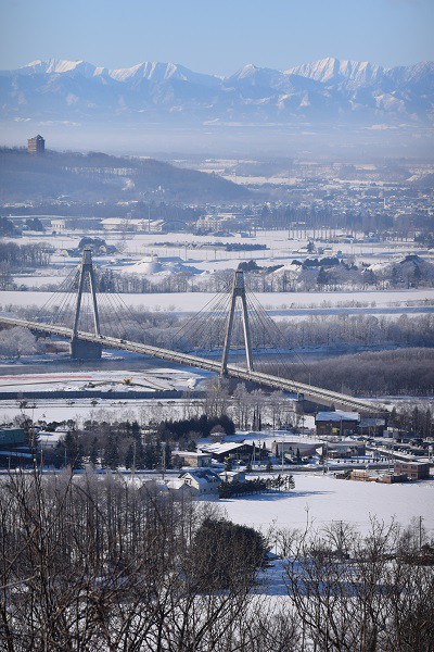 十勝が丘展望台から