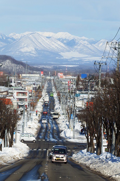 自由が丘の高台～フロンティア通り