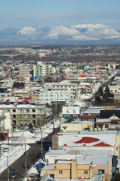 市庁舎11階・展望ホールから
