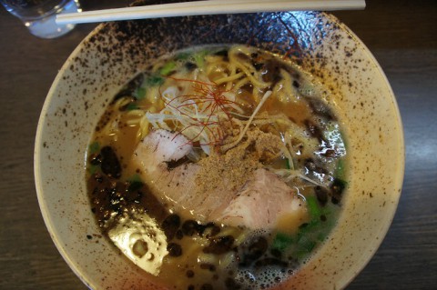 新店オープン!　鶏ポタさんの鶏白湯ラーメン(醤油)