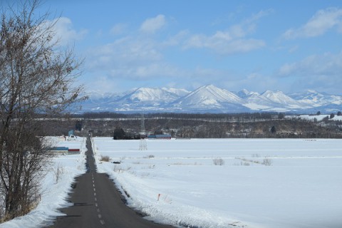 音更・鹿追方面の雪景色