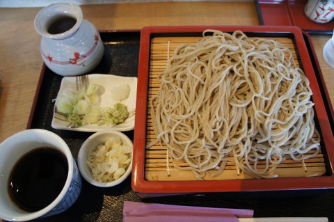 京極町・名水手打ち 一心庵さんのもりそば