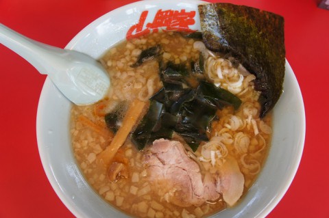 音更町・山岡家さんの煮干し醤油らーめん