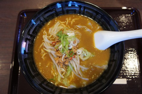 音更町木野・CoCo壱番屋で麺屋ここいちのカレーらーめん