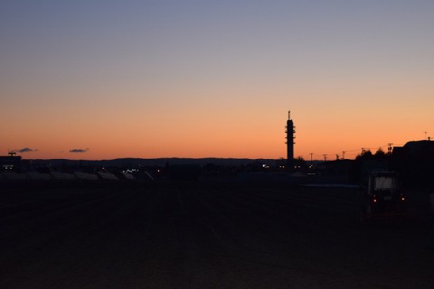 空振りだった朝焼け…