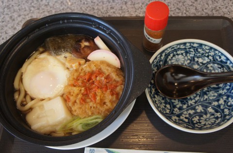 冬季限定新メニュー～♪白樺ベースさんの鍋焼きうどん