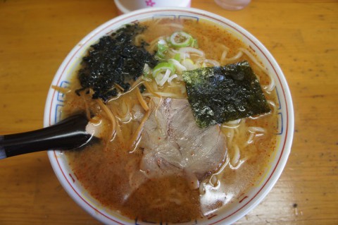 芽室町・三平坂の上店さんの味噌ラーメン