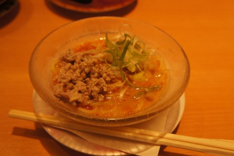 なごやか亭さんの冷やし坦々麺