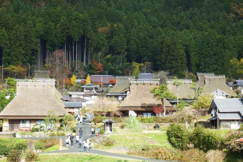 九州の旅(帰途)　福知山～亀岡～南丹市美山(茅葺の里)