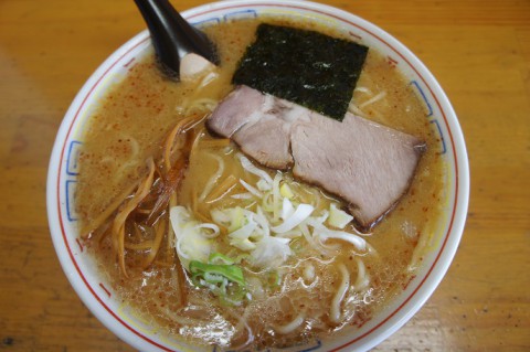 芽室町・三平坂の上店さんの味噌ラーメン