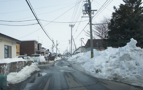 道路の幅、狭ッ!