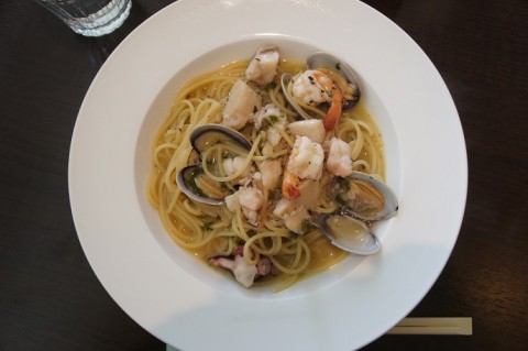 音更町/ラ・ステラ ポラーレ音更店さんの魚介のスープパスタ