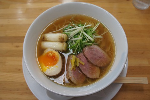 ラーメンのみすゞさんの合鴨正油ラーメン