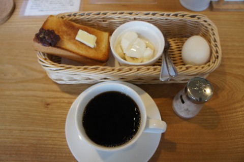 音更町・木野珈琲のモーニングセット