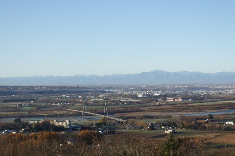 十勝が丘展望台から