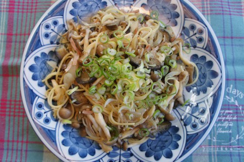 きのこのスパゲッティ
