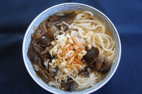 温か～い きのこうどん