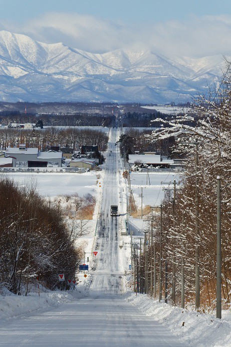 カメラスケッチ・音更町の雪景色