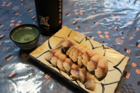 〆鯖&純米大吟醸生酒