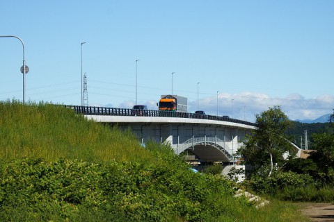 8月5日全面通行開始～中島橋