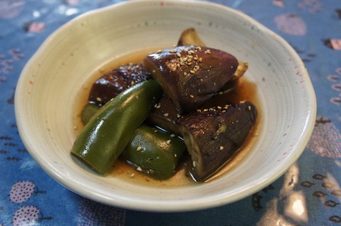 茄子とピーマンの揚げ浸し